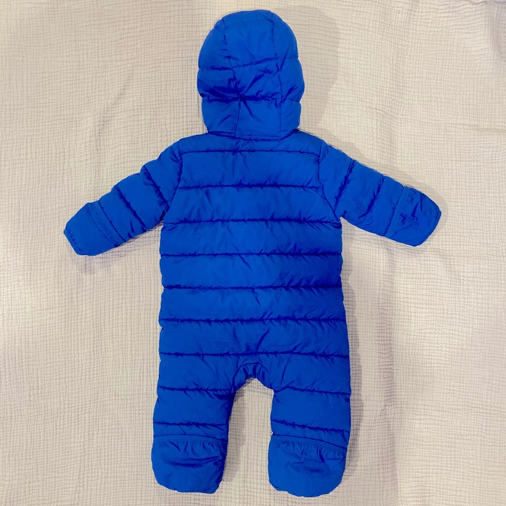 Primary Baby Parker Puffer Suit - Blue, 6-12 Months - Picture 4 of 5